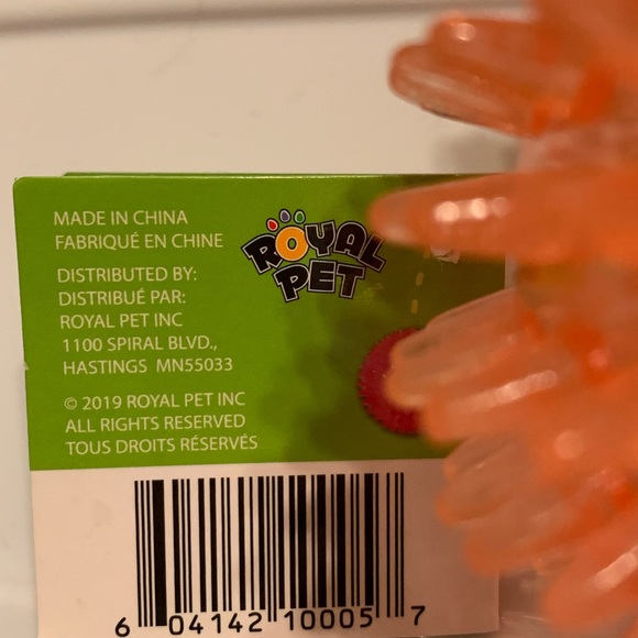 Royal Pet Dog Gnawsome Interactive Dog Toy Light Pink Medium Spiky Squeaker Ball 35 Poshmark